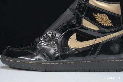 GOLD (2020) HIGH BLACK JORDAN METALLIC 1 RETRO 1023